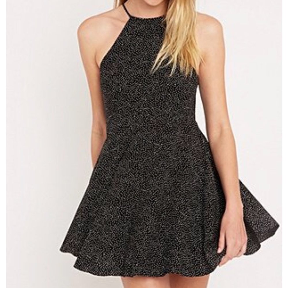 Urban Outfitters Black & White Polka Dot Dress SM